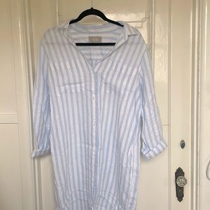 Everlane Striped Linen Tunic Dress